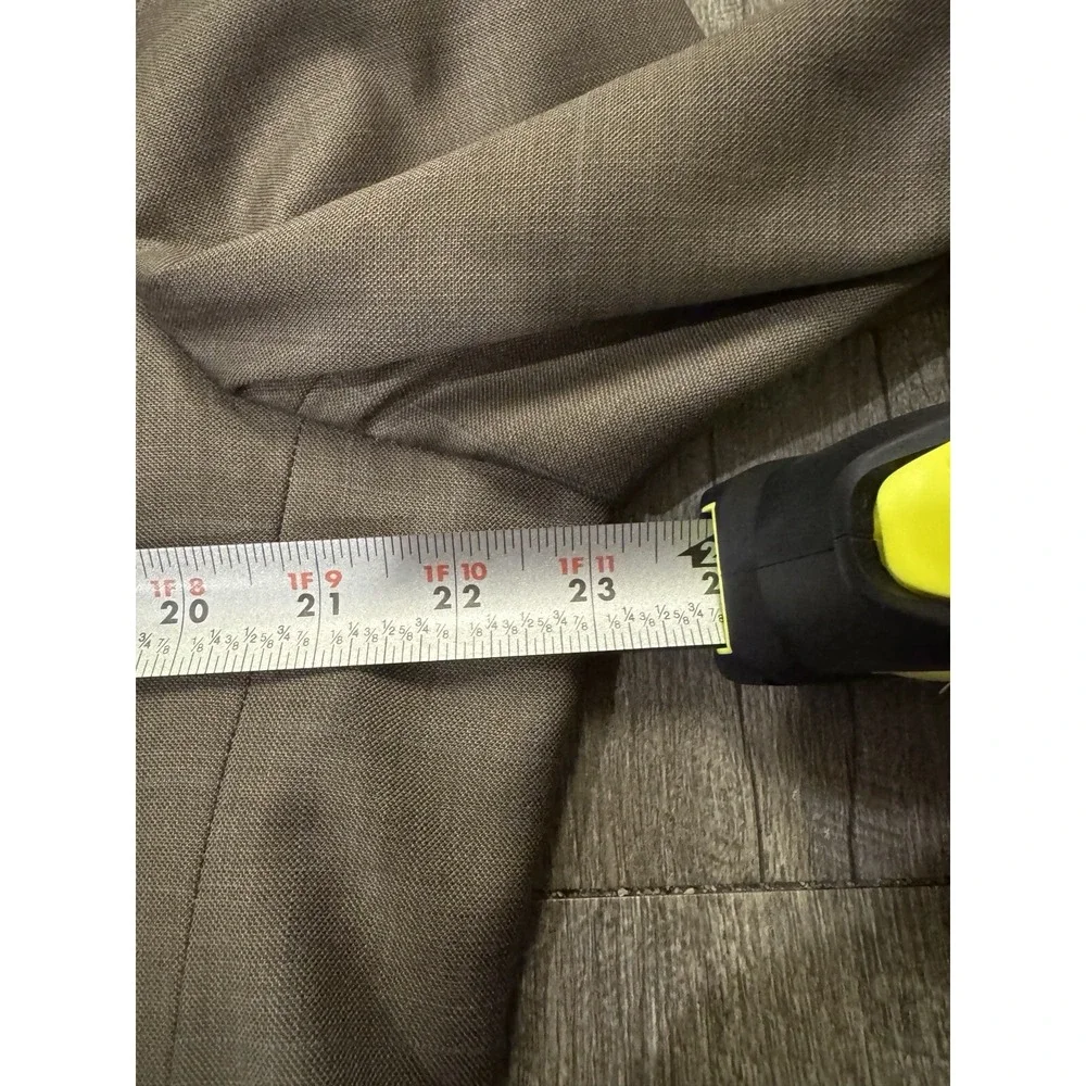3 Button Men's Size 42L Long Tommy Hilfiger‎ Light Brown Suit Jacket Coat Clean